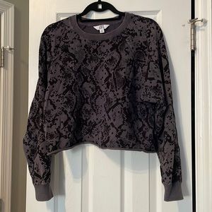 JoyLab snakeskin sweatshirt
